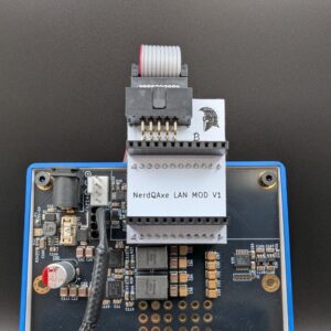 nerdqaxe lan adapter (wired ethernet upgrade for nerdqaxe / solo miners)
