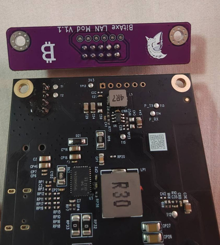Underside comparison showing incompatible LAN connection layout