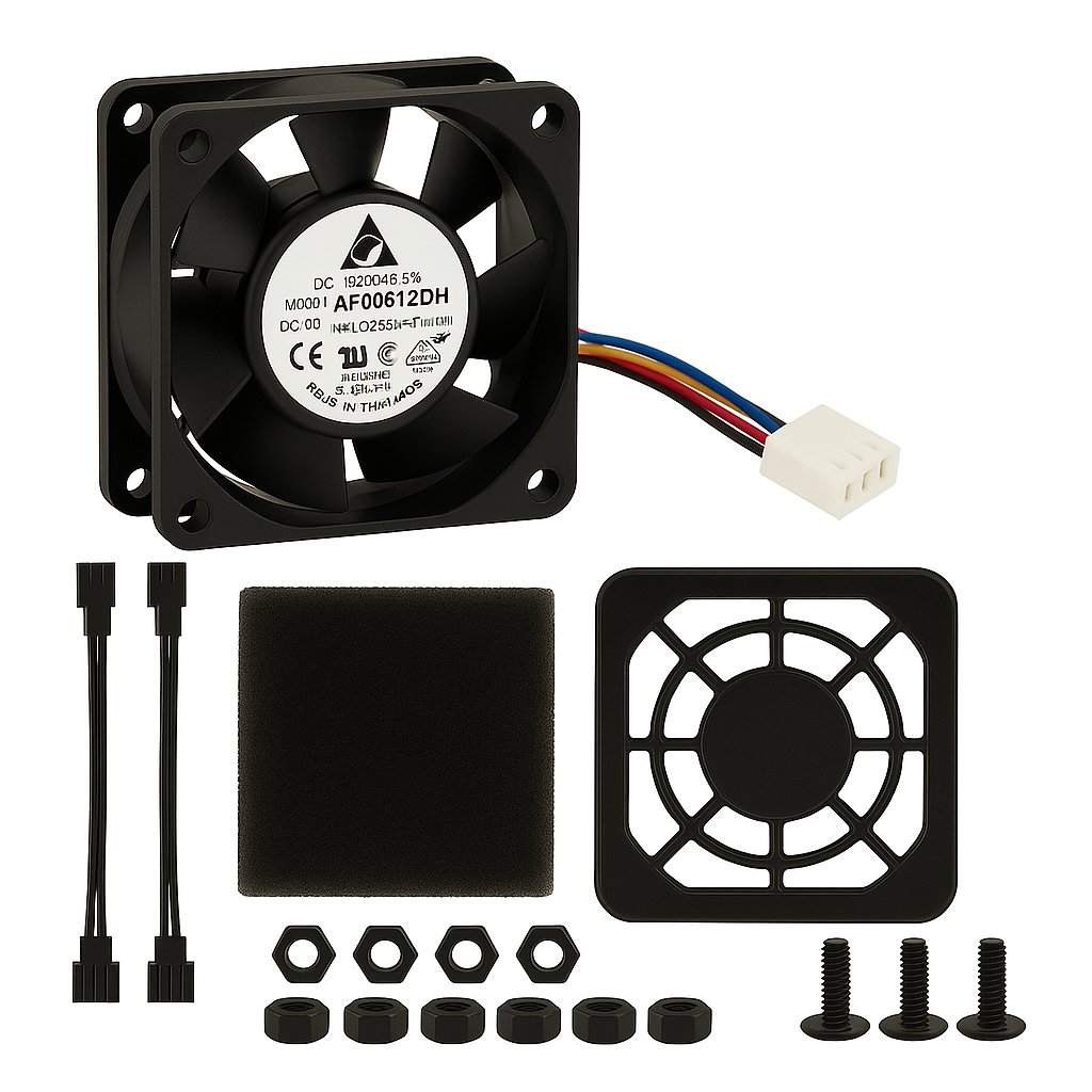 the screamer 60mm pwm fan kit (single fan) for bitaxe & solo miner – delta 9000rpm the screamer 60mm pwm fan kit (single fan) for bitaxe & solo miner – delta 9000rpm