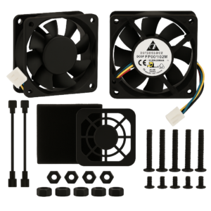 screamer dual 60mm pwm fan kit for bitaxe & solo miner – delta 9000rpm