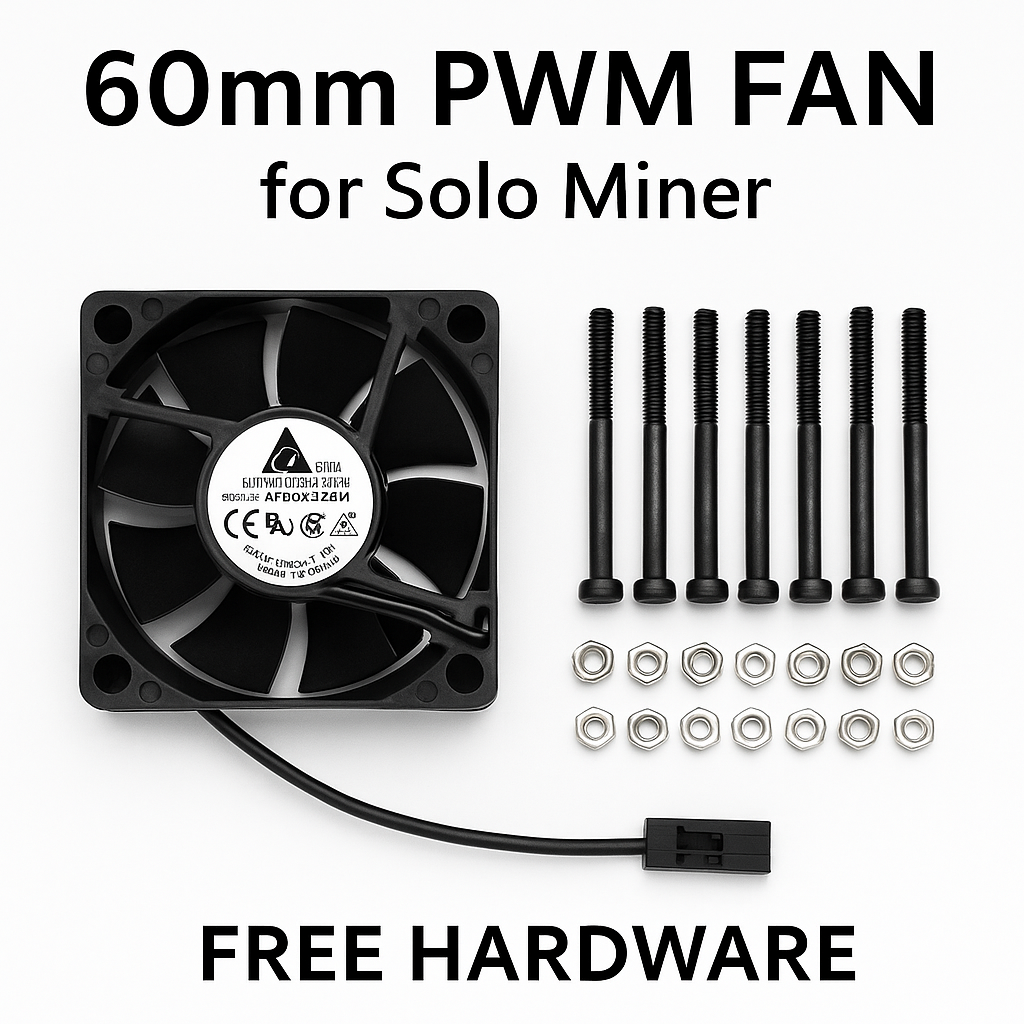 the screamer 60mm pwm fan (replacement fan) for solo miner – delta 9000rpm the screamer 60mm pwm fan (replacement fan) for solo miner – delta 9000rpm