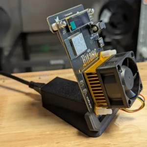 bitaxe lan stand – 3d printed desk mount for solo miners