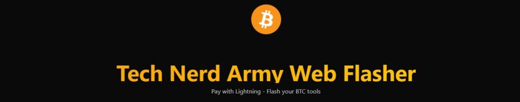 tech nerd web flasher