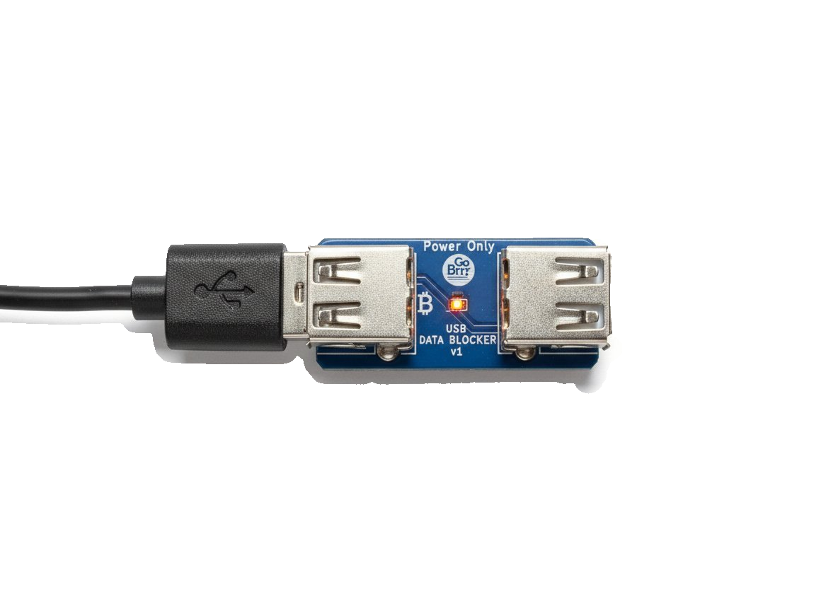 usb data blocker transparent v6