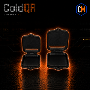 3D-printed protective cases for ColdQR 21x21 and 25x25 titanium SeedQR plates